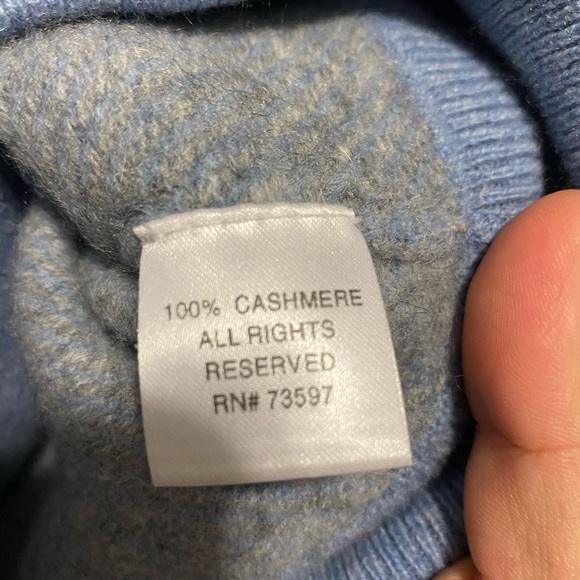 Raffi Cashmere Zip Up Sweater size XL - Picture 3 of 5